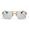 Hawk III | Black Wayfarer Sunglasses | Golden Frame - MG9137