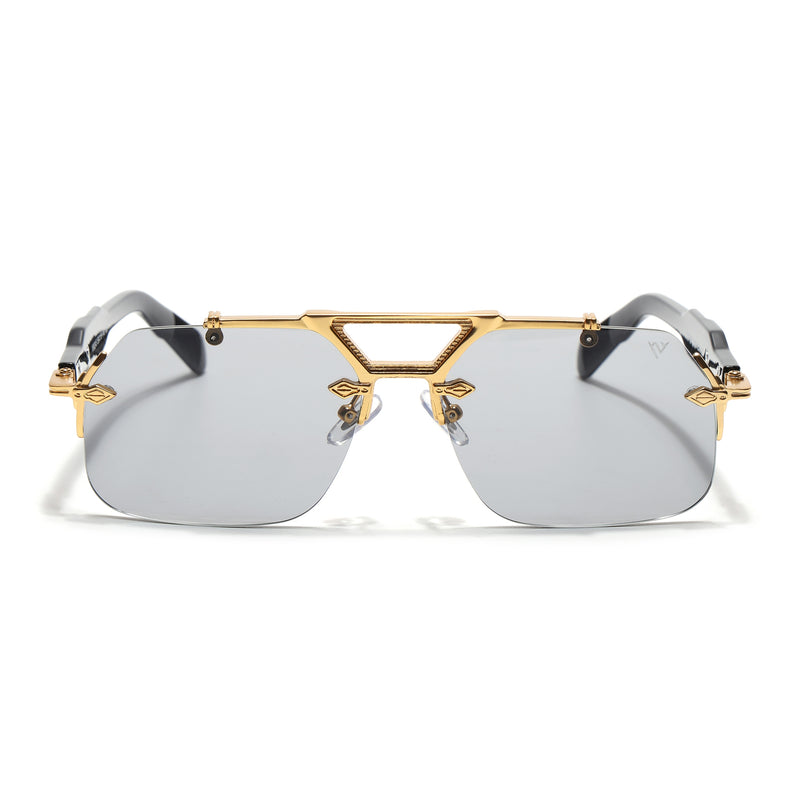 Hawk III | Black Wayfarer Sunglasses | Golden Frame - MG9137