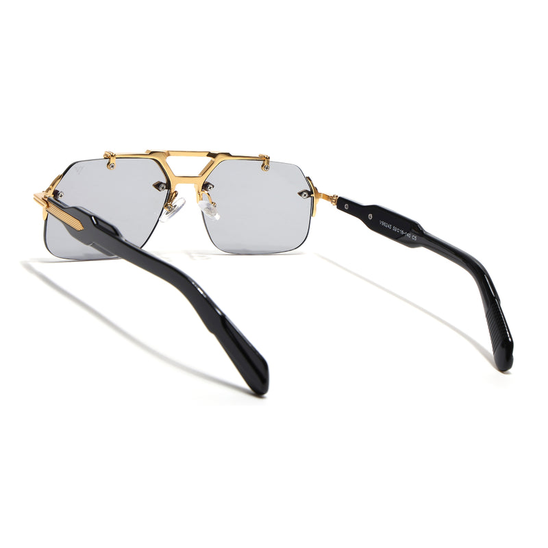Hawk III | Black Wayfarer Sunglasses | Golden Frame - MG9137