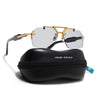 Hawk III | Black Wayfarer Sunglasses | Golden Frame - MG9137
