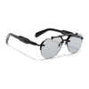 Hawk II | Black Aviator Sunglasses | Black Frame - MG9140