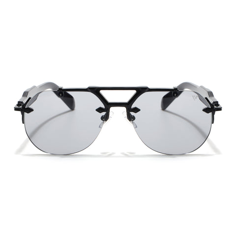 Hawk II | Black Aviator Sunglasses | Black Frame & Nylon Lenses - MG9140
