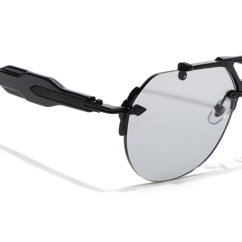 Hawk II | Black Aviator Sunglasses | Black Frame & Nylon Lenses - MG9140