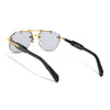 Hawk II | Black Aviator Sunglasses | Golden Frame - MG9143