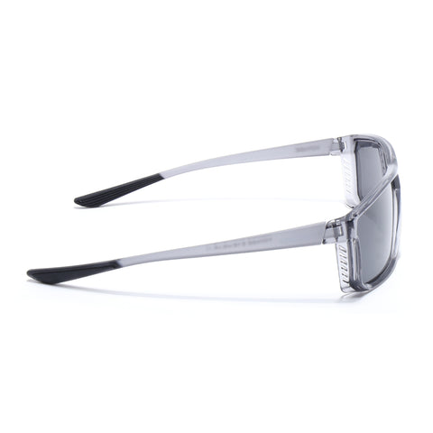 Rectangle Polarized Sunglasses | Black Lens | Grey Frame - PMG6799