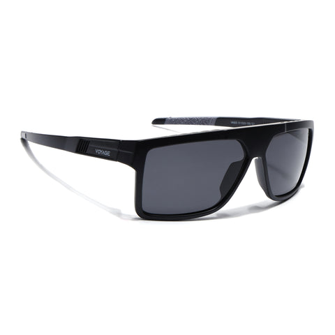 Wayfarer Polarized Sunglasses | Black Lens | Black Frame - PMG6802