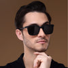 Dunk Matte Black Wayfarer Polarized Sunglasses | Black Lens - PMG5249