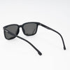 Dunk Matte Black Wayfarer Polarized Sunglasses | Black Lens - PMG5249