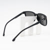 Dunk Matte Black Wayfarer Polarized Sunglasses | Black Lens - PMG5249