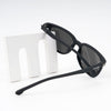 Dunk Matte Black Wayfarer Polarized Sunglasses | Black Lens - PMG5249