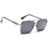 Wayfarer Polarized Sunglasses (Black Lens | Black & Grey Frame - PMG5303)