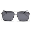 Wayfarer Polarized Sunglasses (Black Lens | Black & Grey Frame - PMG5306)
