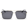 Wayfarer Polarized Sunglasses (Black Lens | Black & Golden Frame - PMG5308)