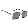 Wayfarer Polarized Sunglasses (Black Lens | Black & Golden Frame - PMG5308)