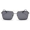 Wayfarer Polarized Sunglasses (Black Lens | Black & Silver Frame - PMG5313)