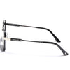 Wayfarer Polarized Sunglasses (Black Lens | Black & Silver Frame - PMG5313)