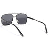 Wayfarer Polarized Sunglasses (Black Lens | Black & Grey Frame - PMG5315)