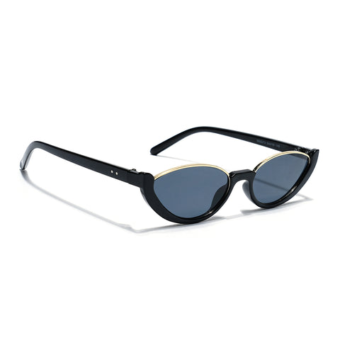 Mabel | Black Cateye Sunglasses  | Grey Lens - MG7754