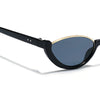 Mabel | Black Cateye Sunglasses  | Grey Lens - MG7754