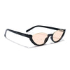Mabel | Black Cateye Sunglasses | Light Brown Lens - MG7755