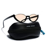 Mabel | Black Cateye Sunglasses | Light Brown Lens - MG7755