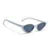 Mabel | White Cateye Sunglasses  | Black Lens - MG7757