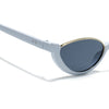 Mabel | White Cateye Sunglasses  | Black Lens - MG7757