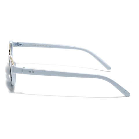 Mabel | White Cateye Sunglasses  | Black Lens - MG7757