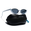 Mabel | White Cateye Sunglasses  | Black Lens - MG7757