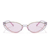 Mabel | Transparent Pink Cateye Sunglasses |  Pink Lens - MG7758