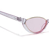 Mabel | Transparent Pink Cateye Sunglasses |  Pink Lens - MG7758