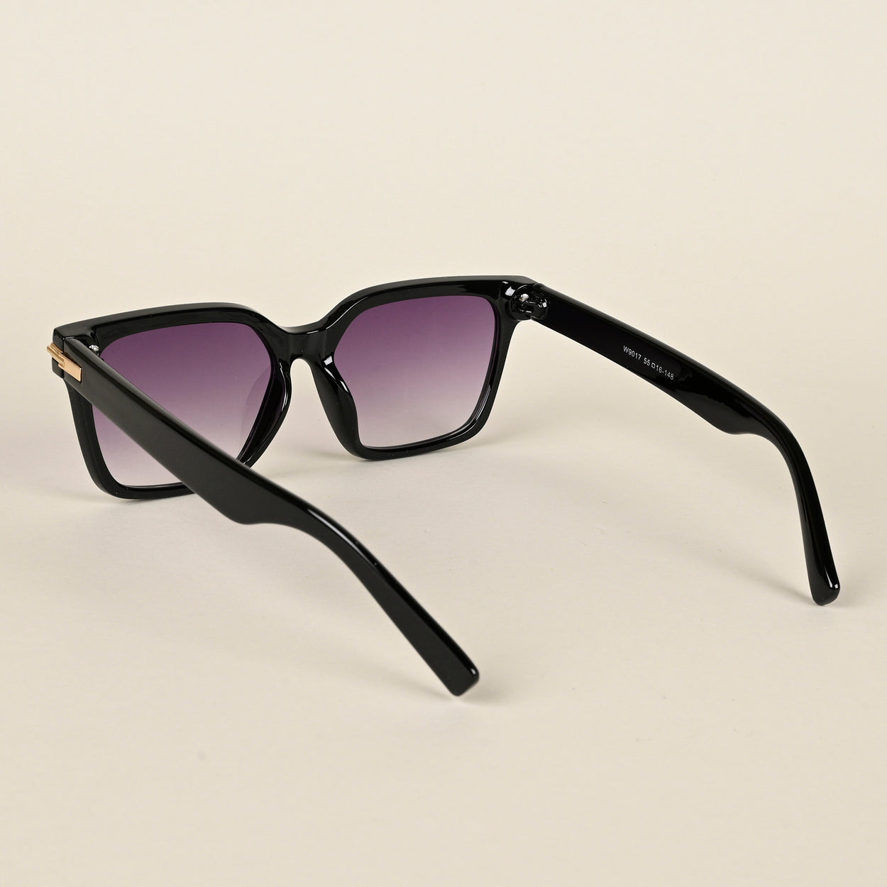 Voyage Purple & Clear Wayfarer Sunglasses for Women (W9017MG4252)