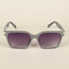 Purple & Clear Wayfarer Sunglasses (W9017MG4254)