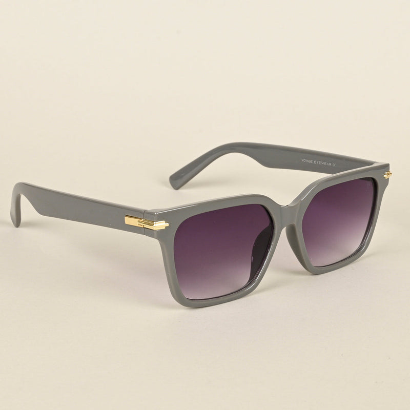 Purple & Clear Wayfarer Sunglasses (W9017MG4254)