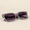 Purple & Clear Wayfarer Sunglasses (W9017MG4254)