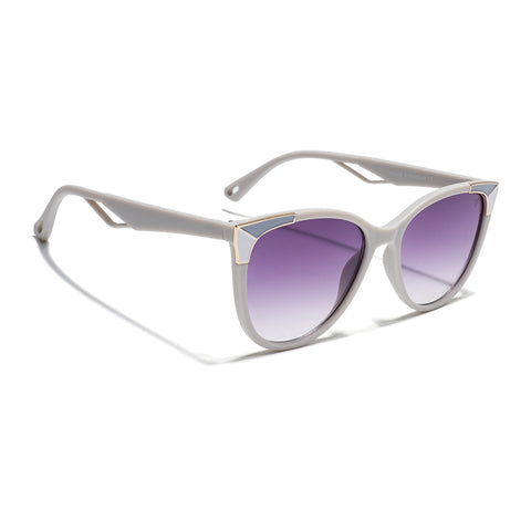 Starlet | Purple & Clear Cateye Sunglasses (W9056MG4227)