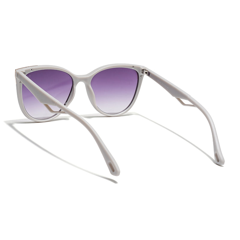 Starlet | Purple & Clear Cateye Sunglasses (W9056MG4227)