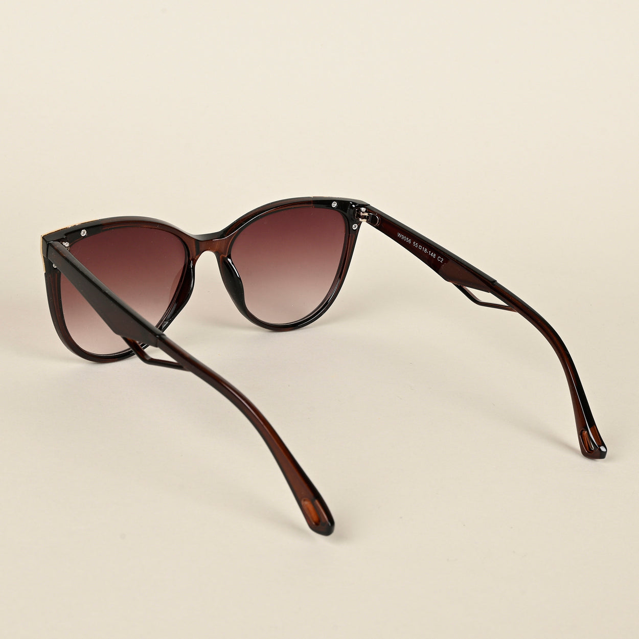 Voyage Brown Cateye Sunglasses for Women (W9056MG4229)