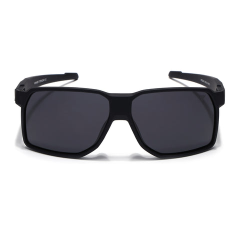 MountX | Black Wrap Around Polarized Sunglasses | Black Lens - PMG6738