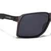 MountX | Grey Wrap Around Polarized Sunglasses | Black Lens - PMG6741