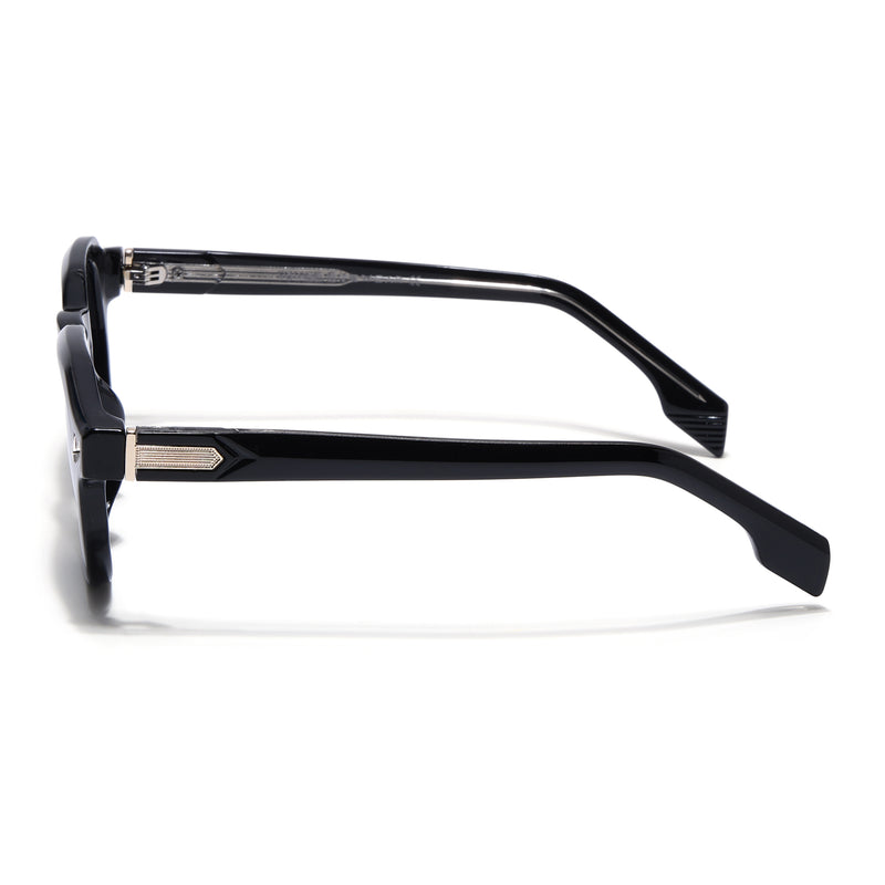 Martin | Black Oval Sunglasses | Black Frame - MG9253