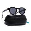 Martin | Black Oval Sunglasses | Black Frame - MG9253