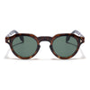 Martin | Green Oval Sunglasses | Demi Brown Frame - MG9254