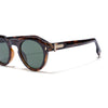 Martin | Green Oval Sunglasses | Demi Brown Frame - MG9254