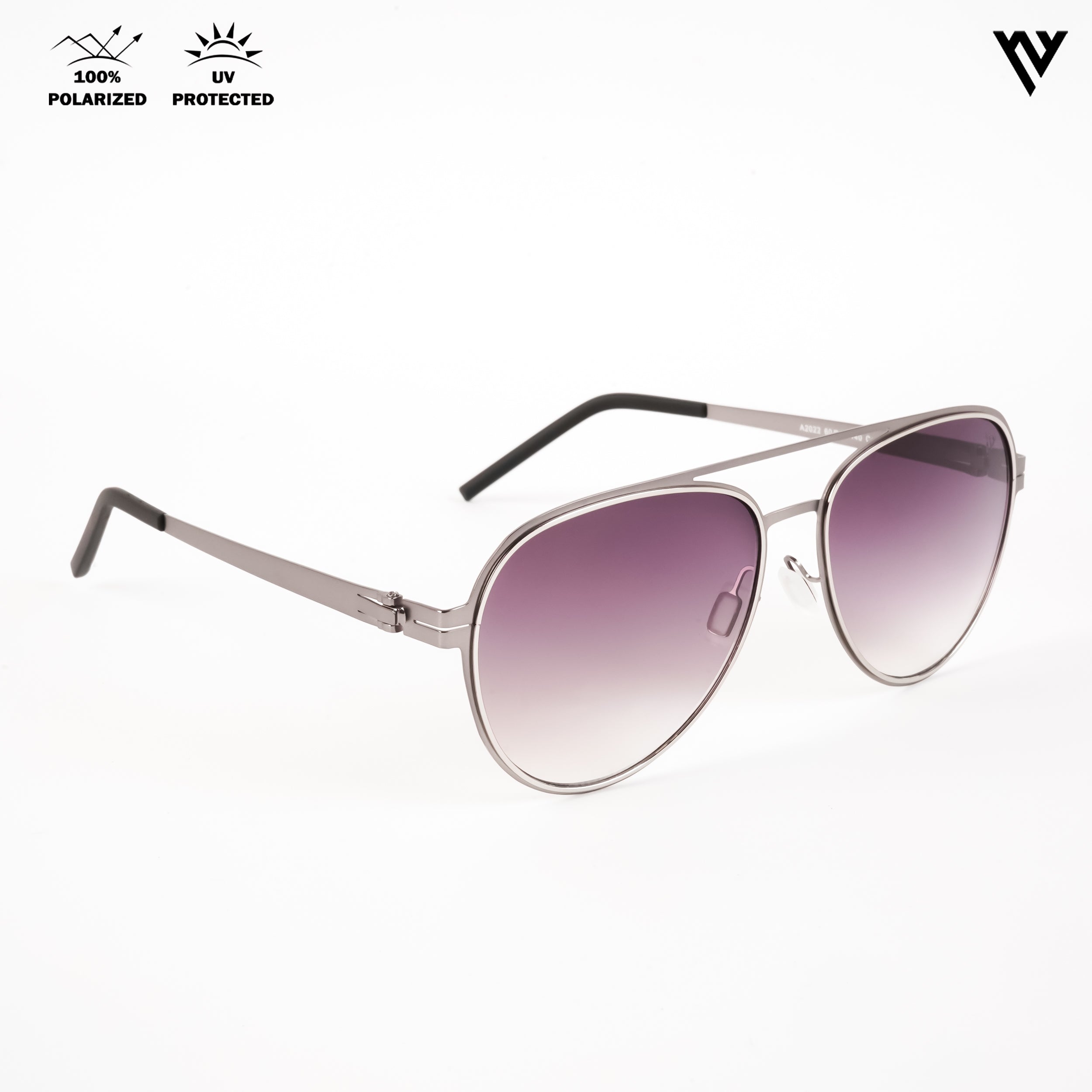 Voyage Exclusive Silver Polarized Aviator Sunglasses for Men & Women (A2022MG4290)