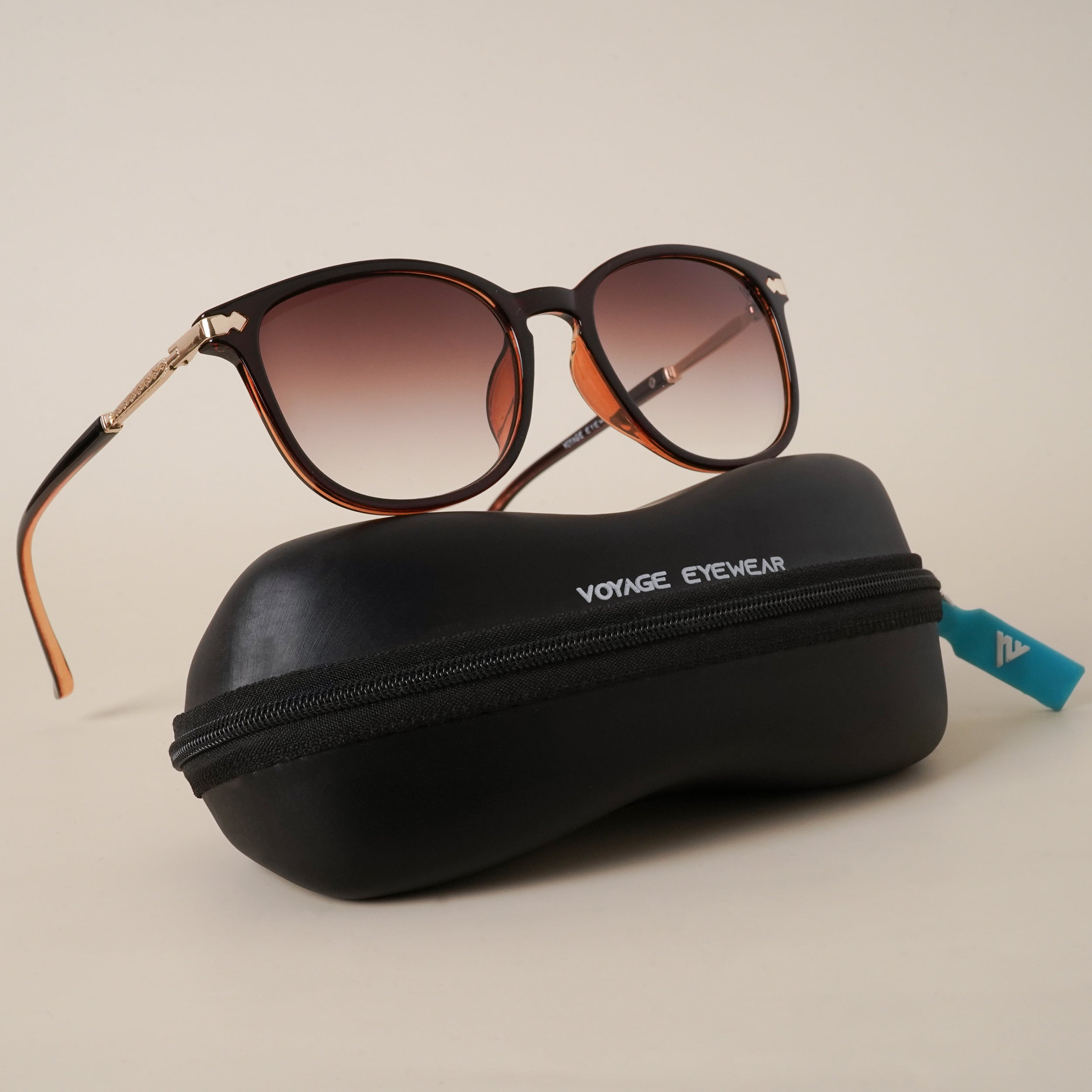 Voyage Brown Over Size Sunglasses MG3183