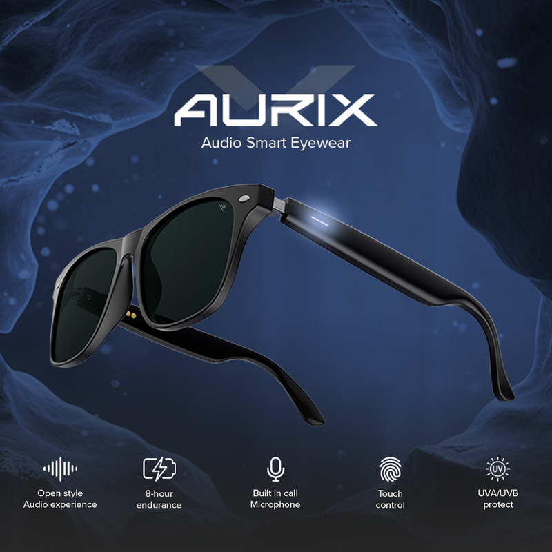 Aurix Smart Glasses | Wireless Bluetooth