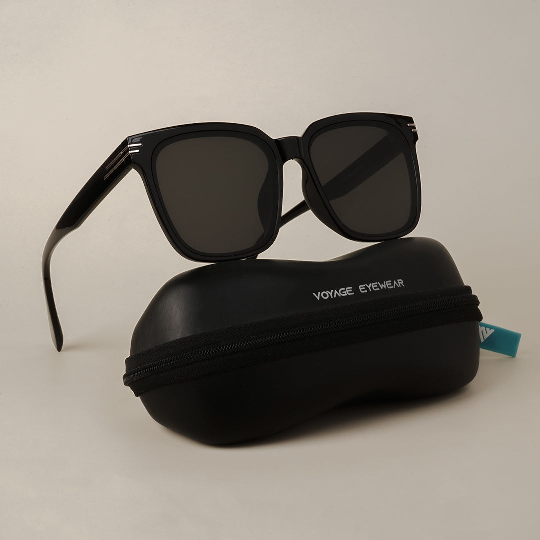 Voyage Z Black Wayfarer Rimmed Sunglasses - MG3632