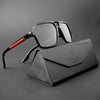 Wayfarer Polarized Sunglasses (Black Lens | Shine Black Frame - PMG5240)