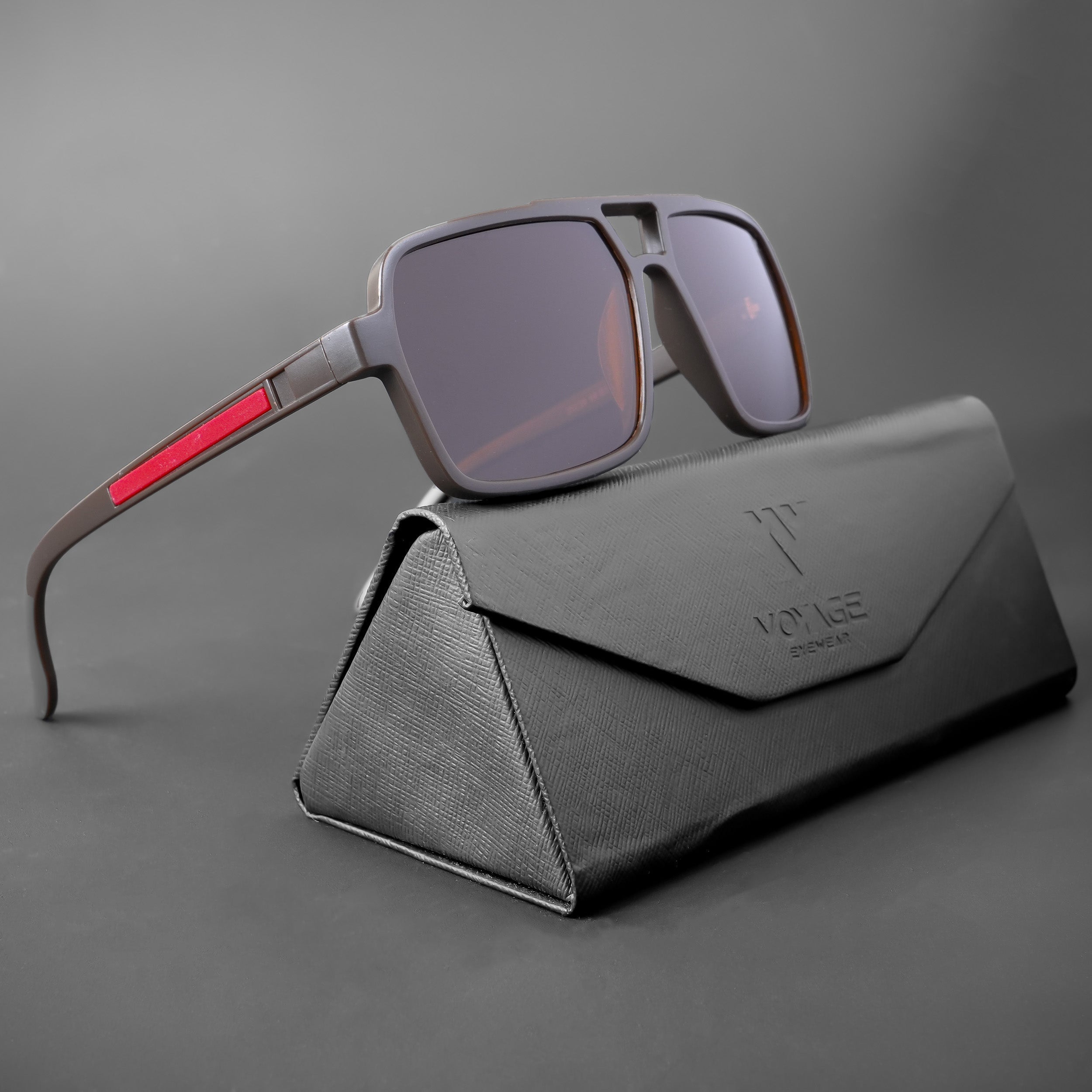 Wayfarer Polarized Sunglasses (Brown Lens | Brown Frame - PMG5243)